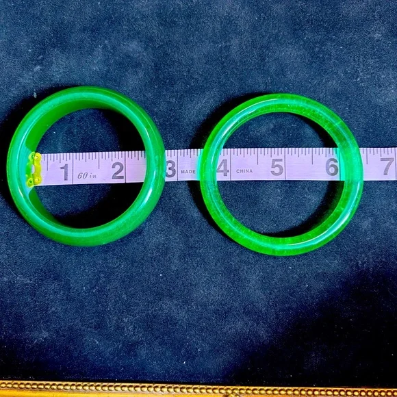 Dyed Quartz Bangles - Picture 2 of 4